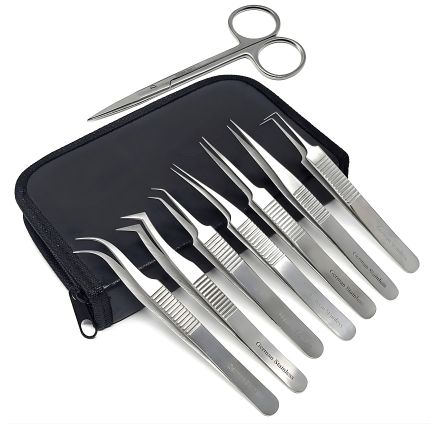 Eyelash Tweezers Set